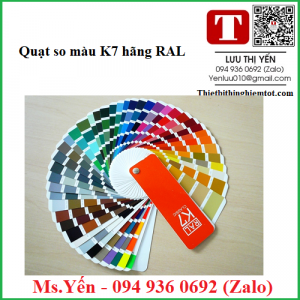 Quạt so màu K7 hãng RAL