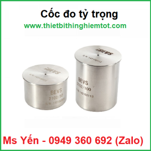 cốc kiểm tra tỷ trọng BEVS thép không gỉ