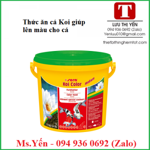 Thức ăn cá Koi Color giúp lên màu cho cá