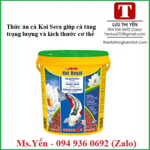 Thức ăn cá Koi Royal hũ 3,95kg