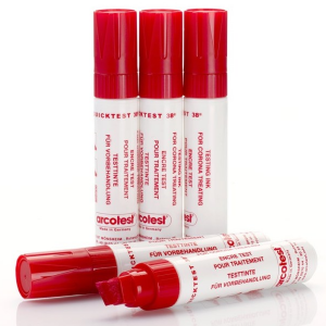 Bút thử sức căng bề mặt test nhanh giá trị 38 màu mực hồng loại JUMBO