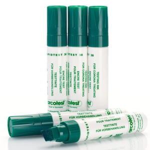 Bút thử sức căng bề mặt test nhanh giá trị 38 màu mực xanh lá loại JUMBO