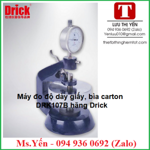 Máy kiểm tra độ dày giấy DRK107B hãng Drick