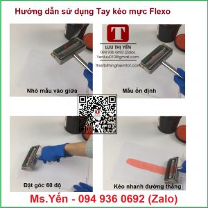 Hướng dẫn sử dụng tay kéo mực