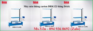 Máy nén thùng carton DRK123 hang Drick