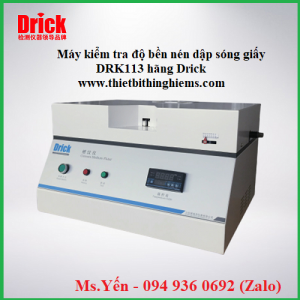 Máy kiểm tra độ bền nén dập sóng giấy DRK113 hãng Drick