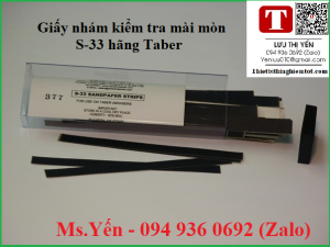 Giấy nhám S-33 hãng Taber