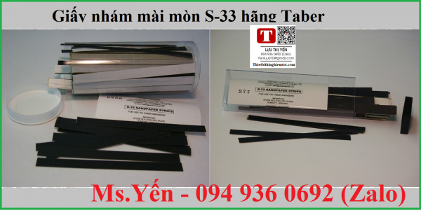 Giấy nhám mài mòn S-33 hãng Taber