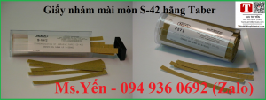 Giấy nhám mài mòn S-42 hãng Taber