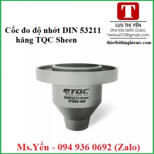 Cốc đo độ nhớt DIN 53211 TQC Sheen