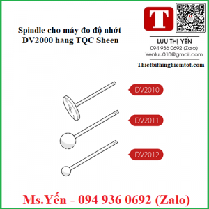 Spindle máy đo độ nhớt DV2000 hãng TQC Sheen