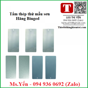 Tấm thép thử mẫu sơn hãng Biuged
