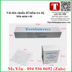 Vải tiêu chuẩn kiểm tra độ bền màu