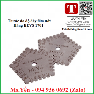 Thước đo độ dày film ướt hãng BEVS 1701