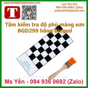 Tấm kiểm tra độ phủ màng film BGD299 hãng Biuged