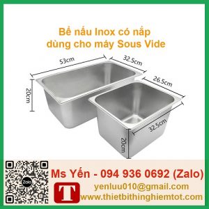 Bể Inox nấu ăn