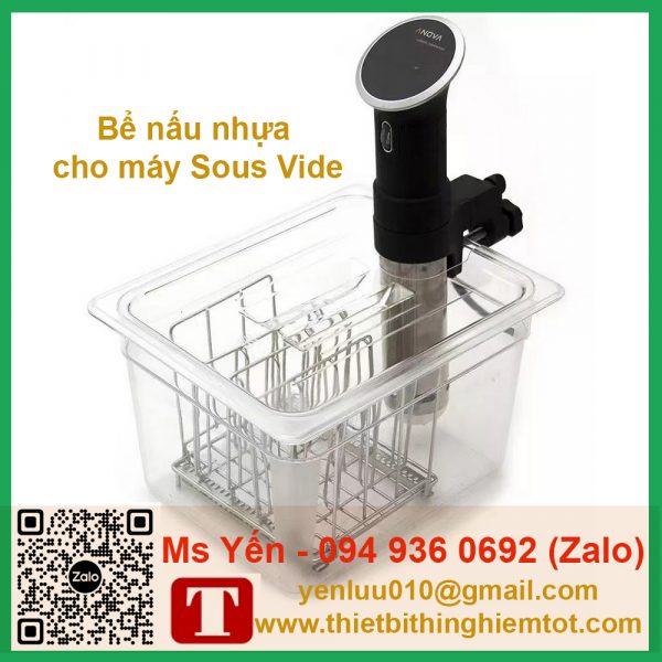 Bể nấu nhựa dùng cho máy Sous Vide