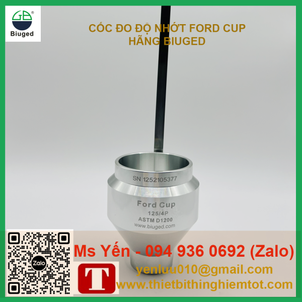 Cốc đo độ nhớt Ford Cup BGD125 hãng Biuged