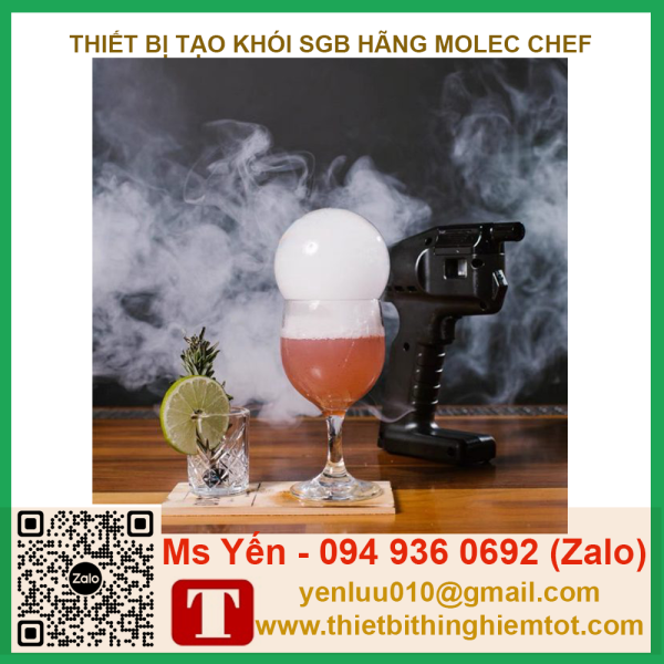 Súng tạo bong bóng khói SBG hãng Molec Chef - Ảnh 3