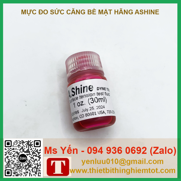 Mực kiểm tra sức căng bề mặt hãng Ashine - Ảnh 2