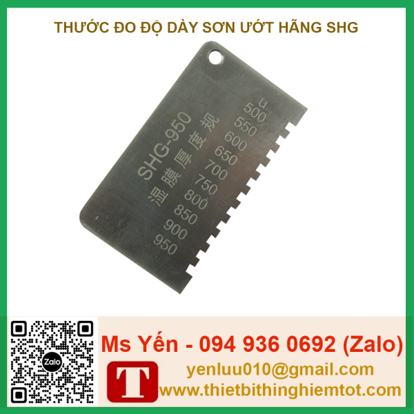 Thước đo độ dày sơn ướt