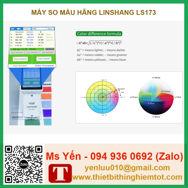 Máy so màu đa chức năng LS173 Linshang - Ảnh 7