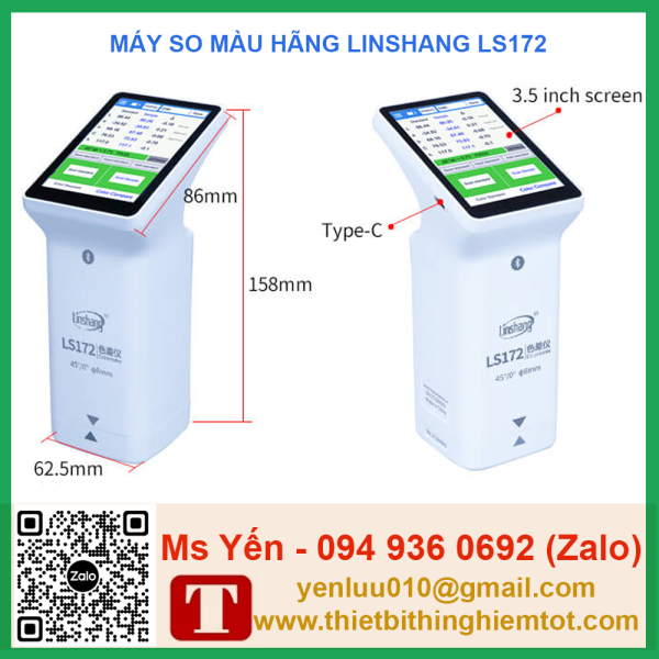 Máy so màu cảm ứng LS172 Linshang - Ảnh 2