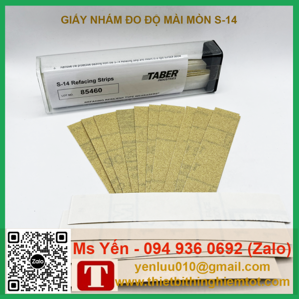 Giấy mài mòn S-14 hãng Taber - Ảnh 3