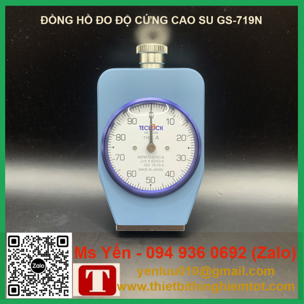 Đồng hồ Teclock GS-719N đo độ cứng cao su - Ảnh 5