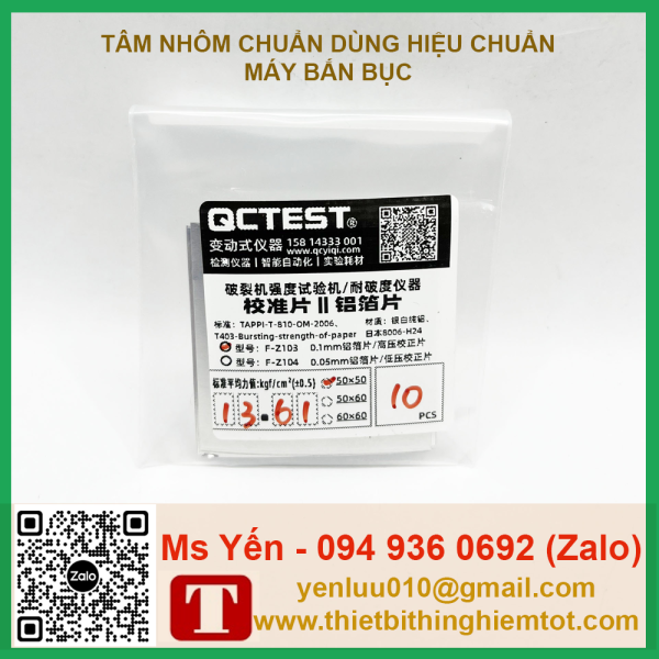 Tấm nhôm 50x50mm hiệu chuẩn máy bắn bục - Ảnh 6