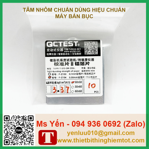 Tấm nhôm 50x50mm hiệu chuẩn máy bắn bục - Ảnh 20