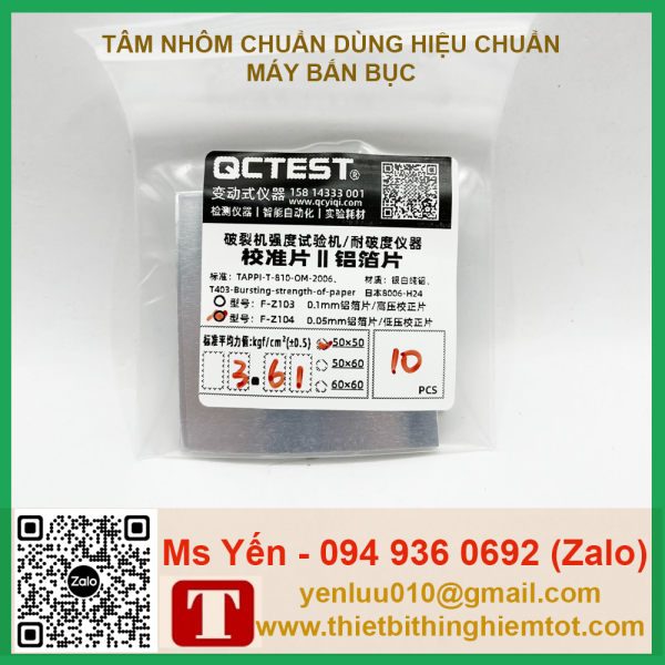 Tấm nhôm 50x50mm hiệu chuẩn máy bắn bục - Ảnh 19