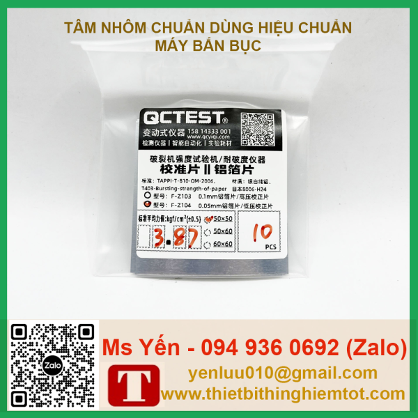 Tấm nhôm 50x50mm hiệu chuẩn máy bắn bục - Ảnh 18
