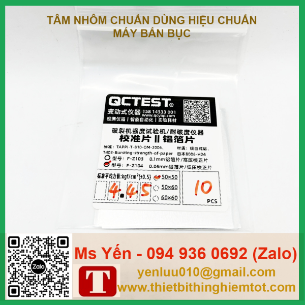 Tấm nhôm 50x50mm hiệu chuẩn máy bắn bục - Ảnh 17