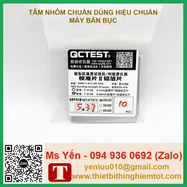 Tấm nhôm 50x50mm hiệu chuẩn máy bắn bục - Ảnh 16