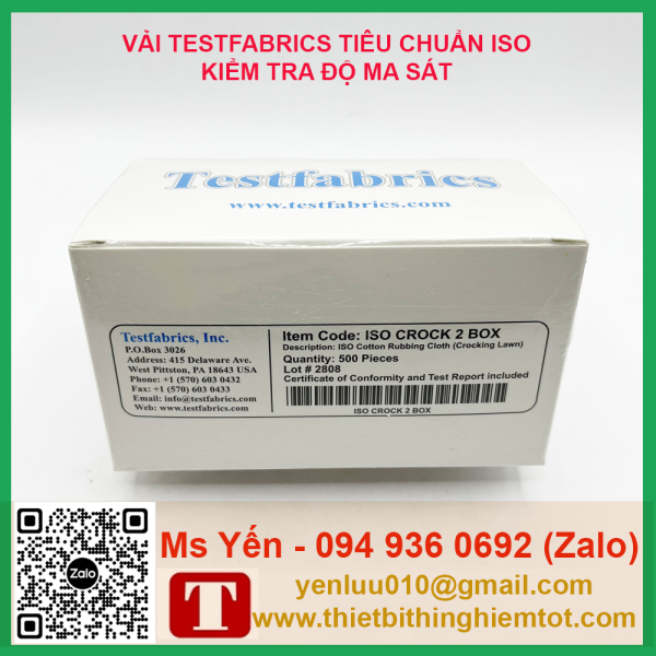 Vải kiểm tra độ bền ma sát ISO - Ảnh 3