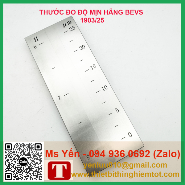 Thước đo độ mịn 1 rãnh hãng BEVS - Ảnh 3