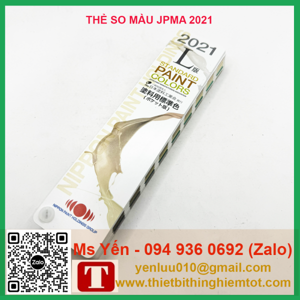Thẻ so màu hãng JPMA L-2021 - Ảnh 6