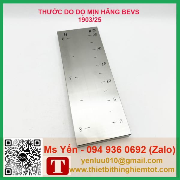 Thước đo độ mịn 1 rãnh hãng BEVS - Ảnh 2
