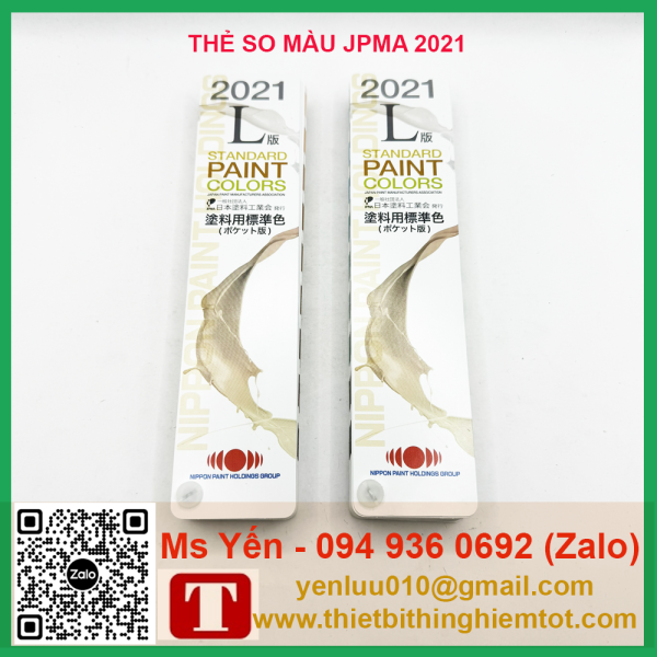 Thẻ so màu hãng JPMA L-2021 - Ảnh 5
