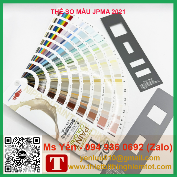 Thẻ so màu hãng JPMA L-2021 - Ảnh 4