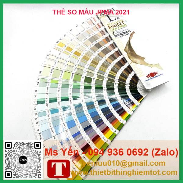 Thẻ so màu hãng JPMA L-2021 - Ảnh 2