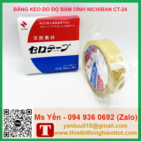 Băng keo đo độ bám dính Nichiban CT-24 - Ảnh 3