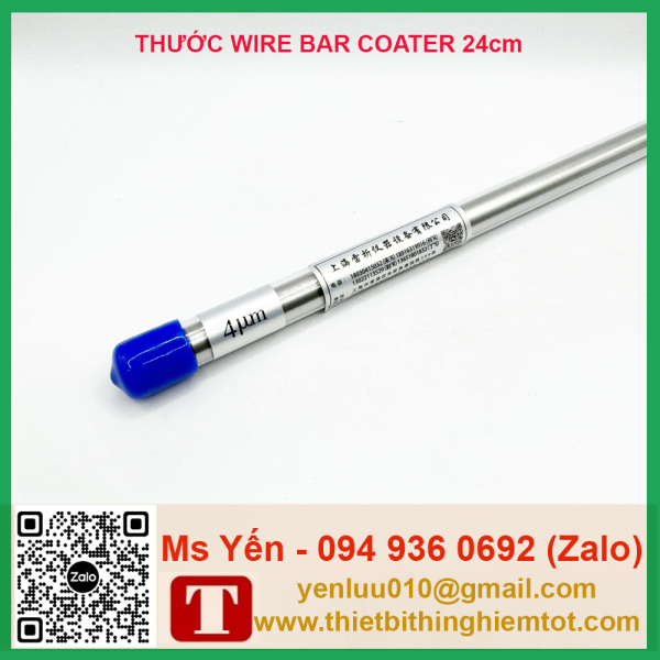 Thước kéo màng sơn Wire bar coater 4um