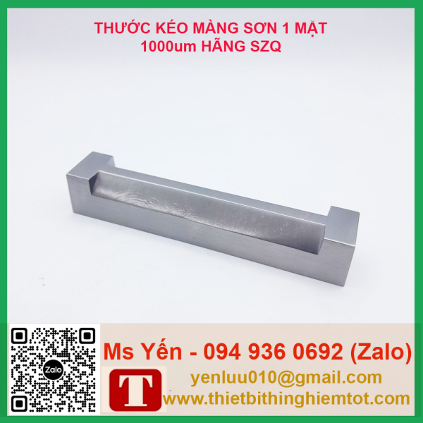 Thước kéo màng sơn 1 mặt thang đo 1000um - Ảnh 2