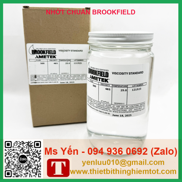 Dung dịch nhớt chuẩn Brookfield - Ảnh 3