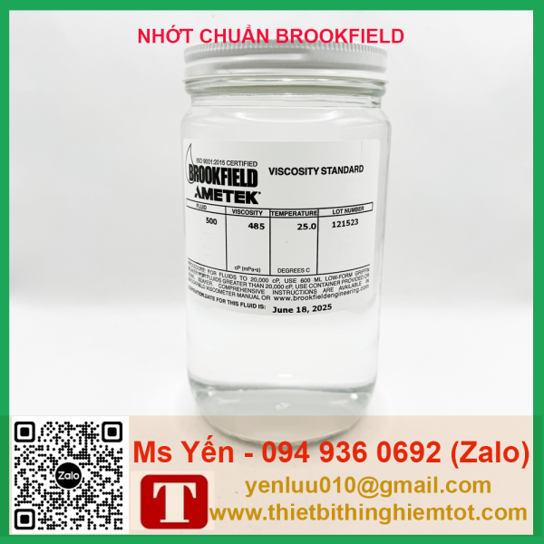 Dung dịch nhớt chuẩn Brookfield - Ảnh 2