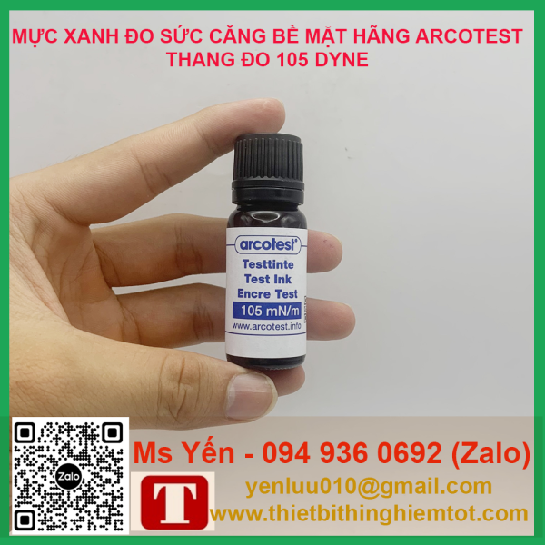 Mực kiểm tra sức căng bề mặt 105 DYNE - Ảnh 3