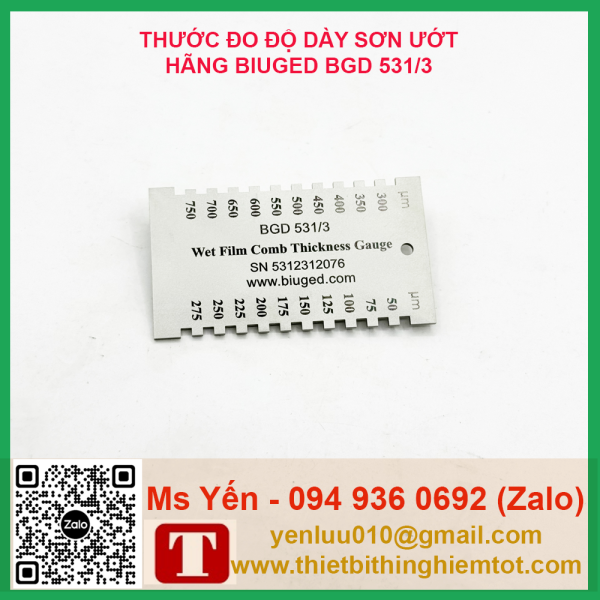 Thiết bị đo độ dày sơn ướt BGD 531/3 - Ảnh 2