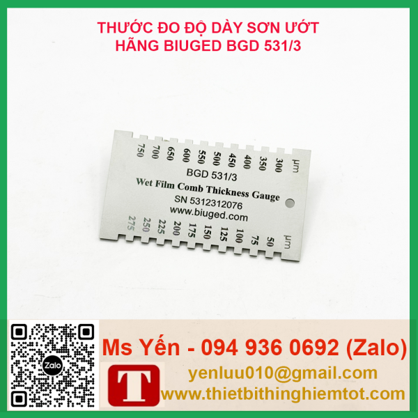 Thiết bị đo độ dày sơn ướt BGD 531/3 - Ảnh 3
